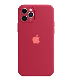 Силикон Original RoundCam Case Apple iPhone 11 Pro Max (26) Cherry
