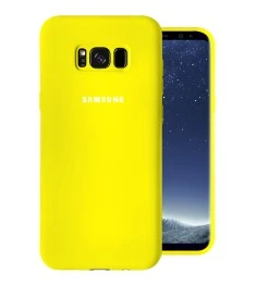 Силикон Original Case Samsung Galaxy S8 Plus (Жёлтый)