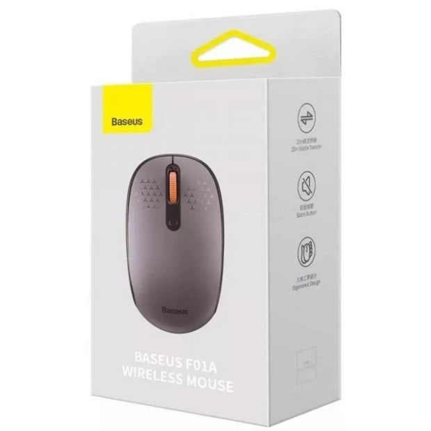 Бездротова миша Baseus F01A 2.4G Connection (Сіра)