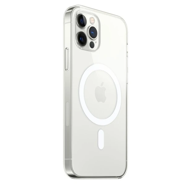 Силикон Original MagSafe Case Apple iPhone 12 / 12 Pro (Clear)