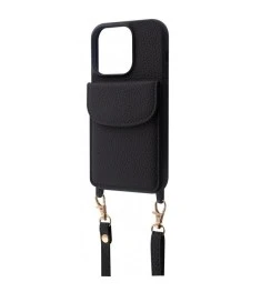 Чохол WAVE Leather Pocket Case для iPhone 13 (Чорний)