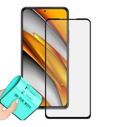 Защитное стекло 5D Ceramic для Xiaomi Poco F3 Black