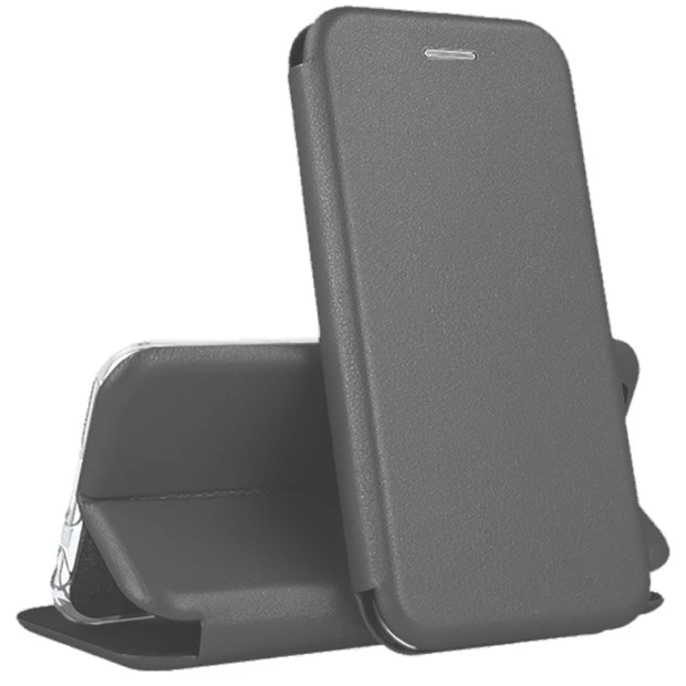 Чехол-книжка Оригинал Xiaomi Redmi 10C / 12C (Серый)