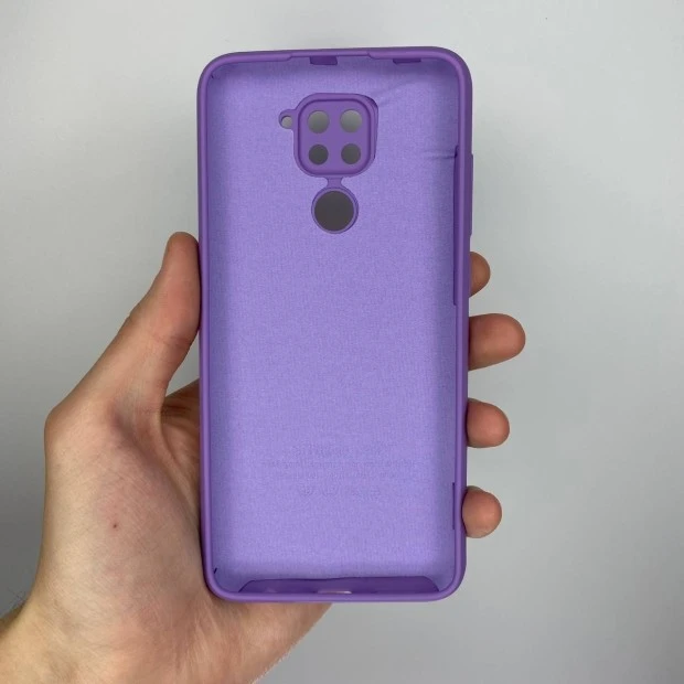 Силикон Original ShutCam Xiaomi Redmi Note 9 / Redmi 10X (Лавандовый)
