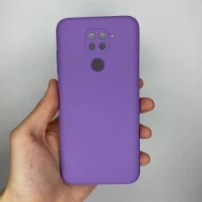 Силикон Original ShutCam Xiaomi Redmi Note 9 / Redmi 10X (Лавандовый)