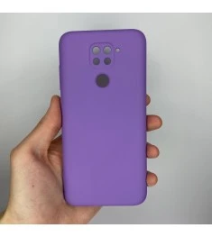 Силикон Original ShutCam Xiaomi Redmi Note 9 / Redmi 10X (Лавандовый)
