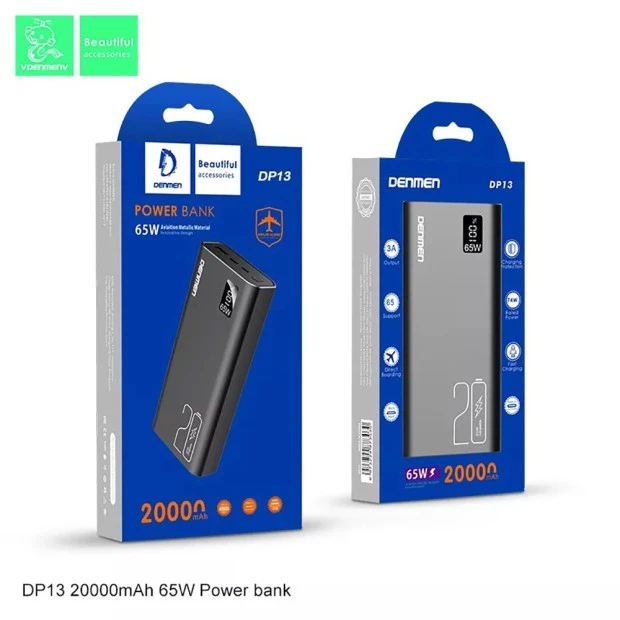 PowerBank Denmen DP13 20000mAh 65W (Black)