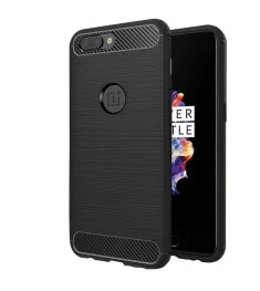 Силикон Polished Carbon OnePlus 5T (черный)