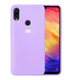 Силикон Original 360 Case Logo Xiaomi Redmi Note 7 (Фиалковый)