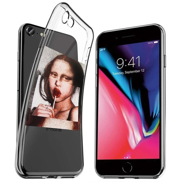 Силикон Modem Art Case Apple iPhone 7 / 8 (Mona Lisa)