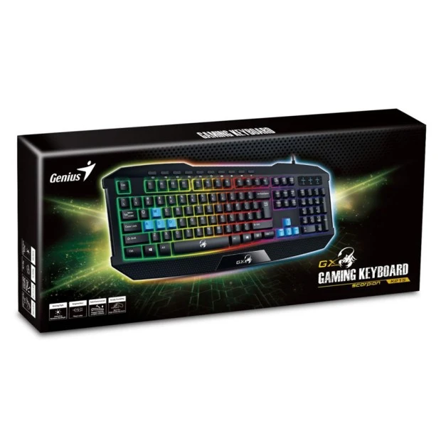 Клавіатура Genius Scorpion K215 (Чорний)
