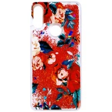 Силиконовый чехол Liquid Fashion Xiaomi Redmi Note 7 (Rose)