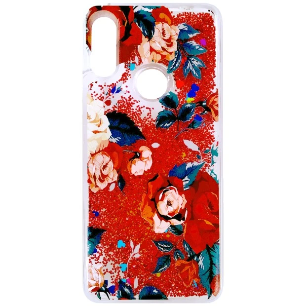 Силиконовый чехол Liquid Fashion Xiaomi Redmi Note 7 (Rose)