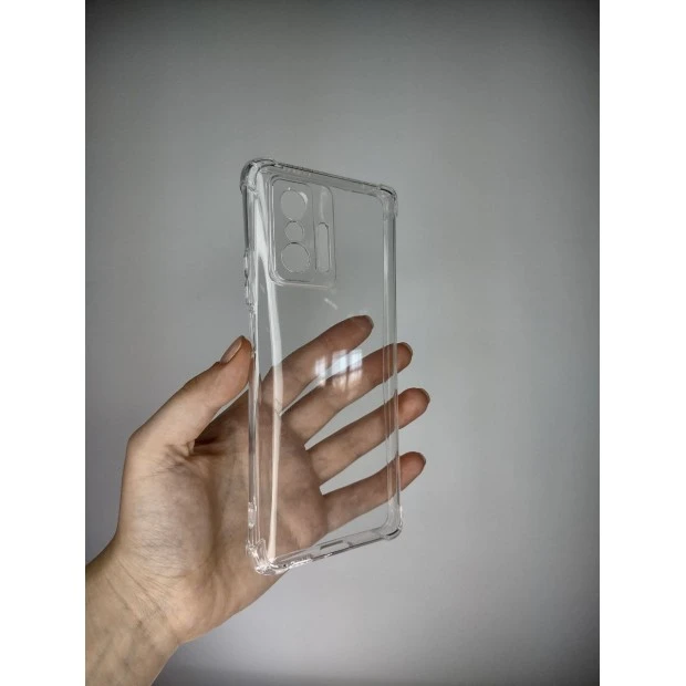 Силикон 6D Xiaomi 11T / 11T Pro (ShutCam) (Прозрачный)