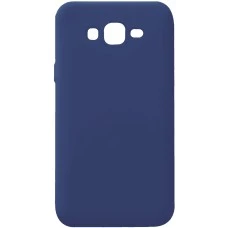 Силикон iNavi Color Samsung Galaxy J7 (2015) J700 (тёмно-синий)