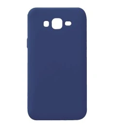 Силикон iNavi Color Samsung Galaxy J7 (2015) J700 (тёмно-синий)