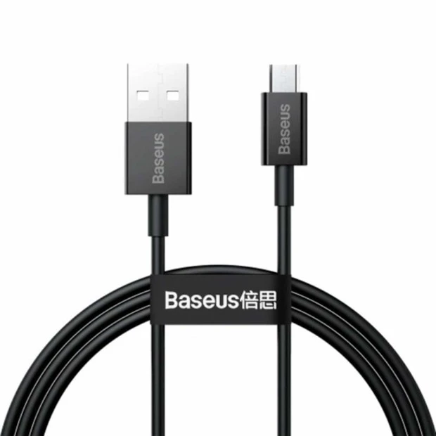 USB-кабель Baseus Superior 2A (2m) (MicroUSB) (Чёрный) CAMYS-A01