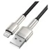 USB-кабель Baseus Cafule Metal Data 2.4A (0.25m) (Lightning) (Чёрный) CALJK-01 USB-кабель Baseus Cafule Metal Data 2.4A (0.25m) (Lightning) (Чёрный) CALJK-01