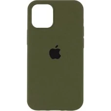 Силикон Original Round Case Apple iPhone 15 Pro (52) Olive