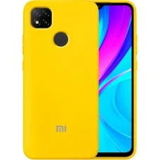 Силикон Original 360 Case Logo Xiaomi Redmi 9C (Жёлтый)