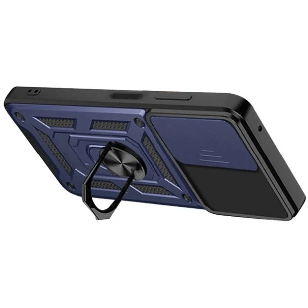 Броньований чохол Ring Serge Armor Case для Samsung Galaxy A25 (ShutCam) (Синій)