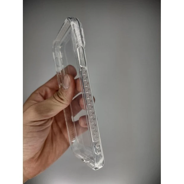Чохол силіконовий Diamond для Apple iPhone X  /  XS (Прозорий)