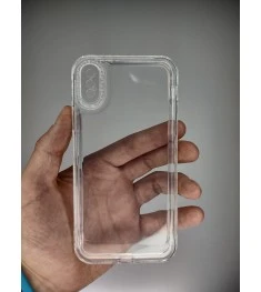 Чохол силіконовий Diamond для Apple iPhone X  /  XS (Прозорий)