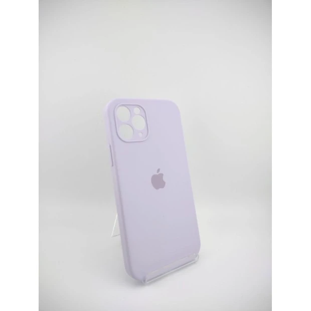 Силіконовий чохол Original Square RoundCam для Apple iPhone 11 Pro (71) Світло-гліциневий