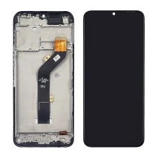 Дисплей для TECNO Spark 7/ 7 Go (KF6)/ (KF6M) с чёрным тачскрином и корпусной рамкой