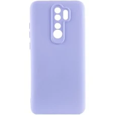 Силіконова оригінальна накладка для Xiaomi Redmi Note 8 Pro (ShutCam) (Гліцинія)