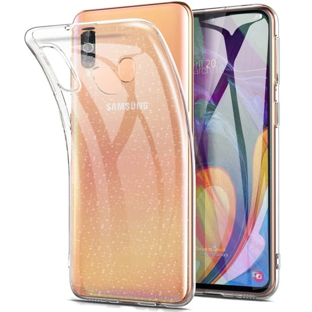 Силікон Molan Shining для Samsung Galaxy A20  /  A30 (2019) (Прозорий)