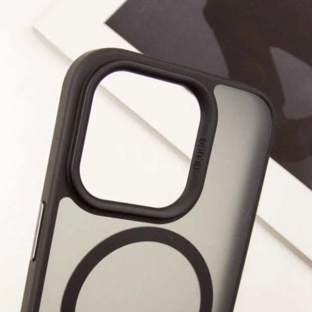 Накладка Blueo Skin Friendly Anti-Drop with MagSafe Apple iPhone 16 Plus (Black)