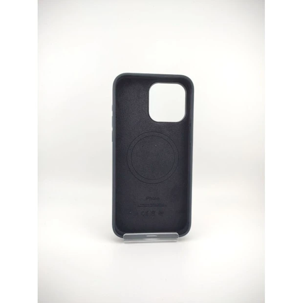 Чохол Silicone Case with MagSafe для Apple iPhone 15 Pro Max (Чорний)