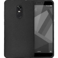 Силиконовый чехол Textile Xiaomi Redmi Note 4x (Чёрный)