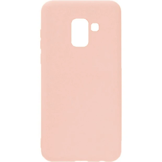 Силіконовий чохол iNavi Color для Samsung Galaxy A8 Plus (2018) A730 (рожевий)