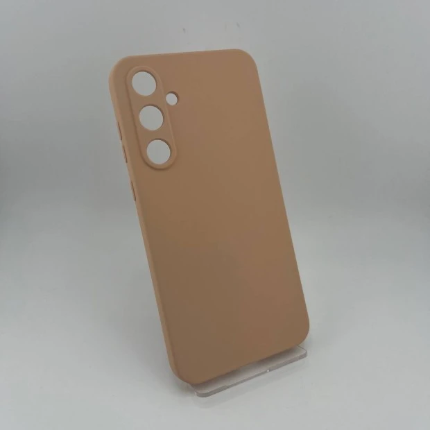 Силіконовий чохол Original Samsung Galaxy A55 (ShutCam) (Персиковий)