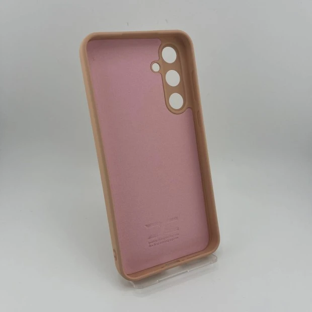 Силіконовий чохол Original Samsung Galaxy A55 (ShutCam) (Персиковий)