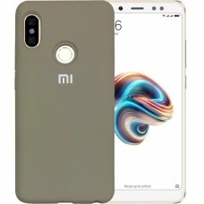 Силиконовый чехол Original Case Xiaomi Redmi Note 5 / Note 5 Pro (Бежевый)