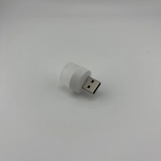 USB лампа-ліхтарик нічник 1W USB LED Light (тепле світло) (білий)