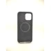 Чохол Silicone Case з MagSafe для Apple iPhone 12 Pro Max (Чорний)