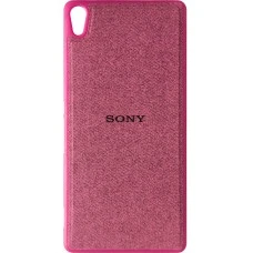 Силикон Textile Sony Xperia XA Ultra F3212 (Розовый)