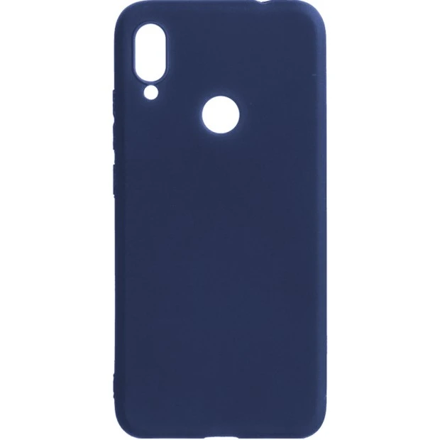 Силиконовый чехол iNavi Color Xiaomi Redmi Note 7 (тёмно-синий)
