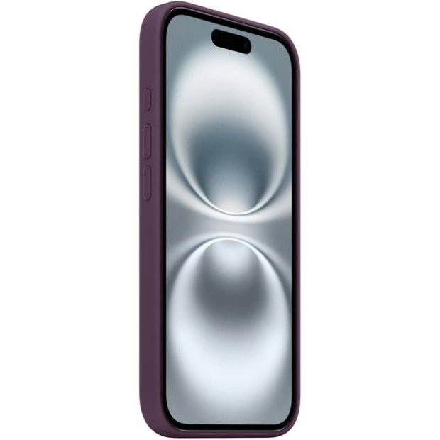 Чохол Silicone Case з MagSafe для Apple iPhone 16 (Слива)