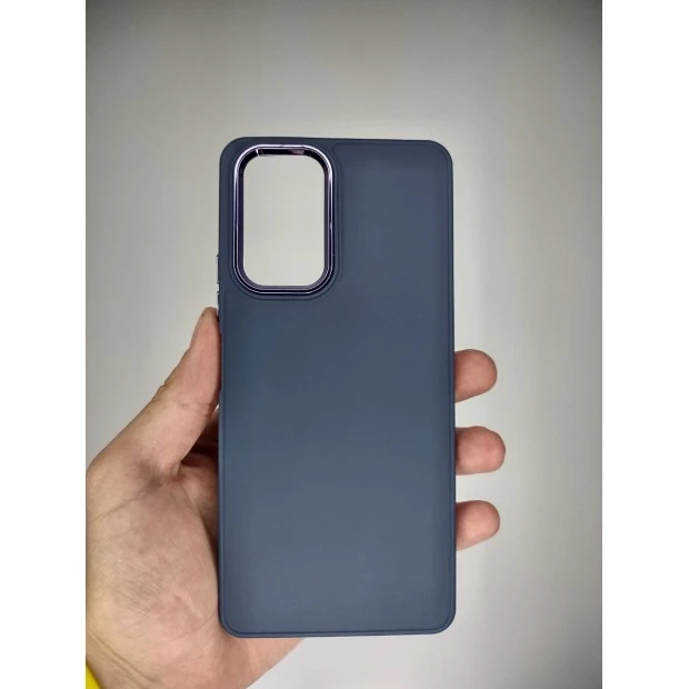 Накладка Metal Camera Xiaomi Redmi Note 10 Pro / Note 10 Pro Max (Тёмно-синий)