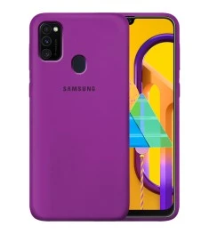 Силикон Original 360 Case Logo Samsung Galaxy M30s (2019) (Сиреневый)