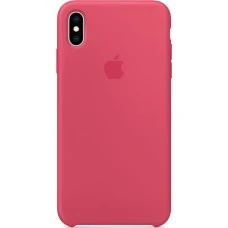 Чехол Silicone Case Apple iPhone XS Max (Hibiscus Pink)