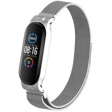 Ремешок Milanese Loop Xiaomi Mi Band 5 (Стальной)
