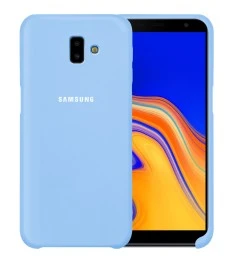 Силикон Original Case Samsung Galaxy J6 Plus (2018) J610 (Голубой)