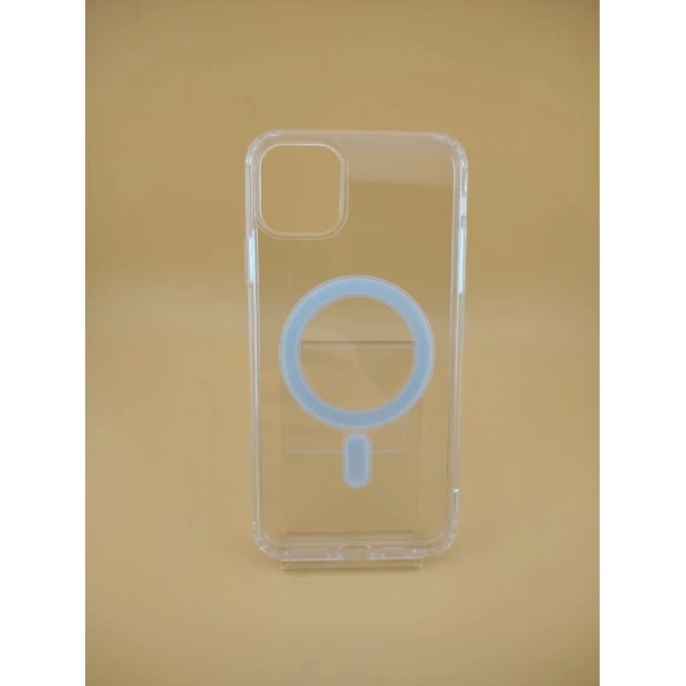 Чохол Clear Case with MagSafe Apple iPhone 11 Pro Max (Прозорий)