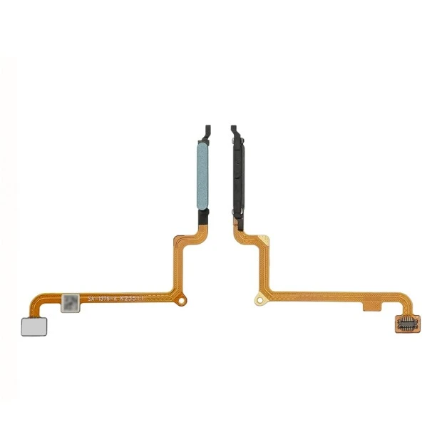Шлейф для Xiaomi Redmi 13С с синим сканером отпечатка пальцев